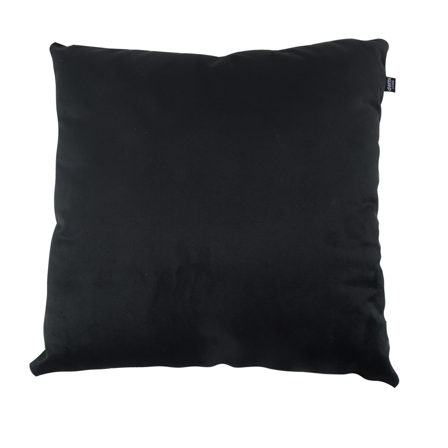 damiware Sierkussen Cushy woonkamer slaapkamer vierkant 45x45cm – Velvet Zwart