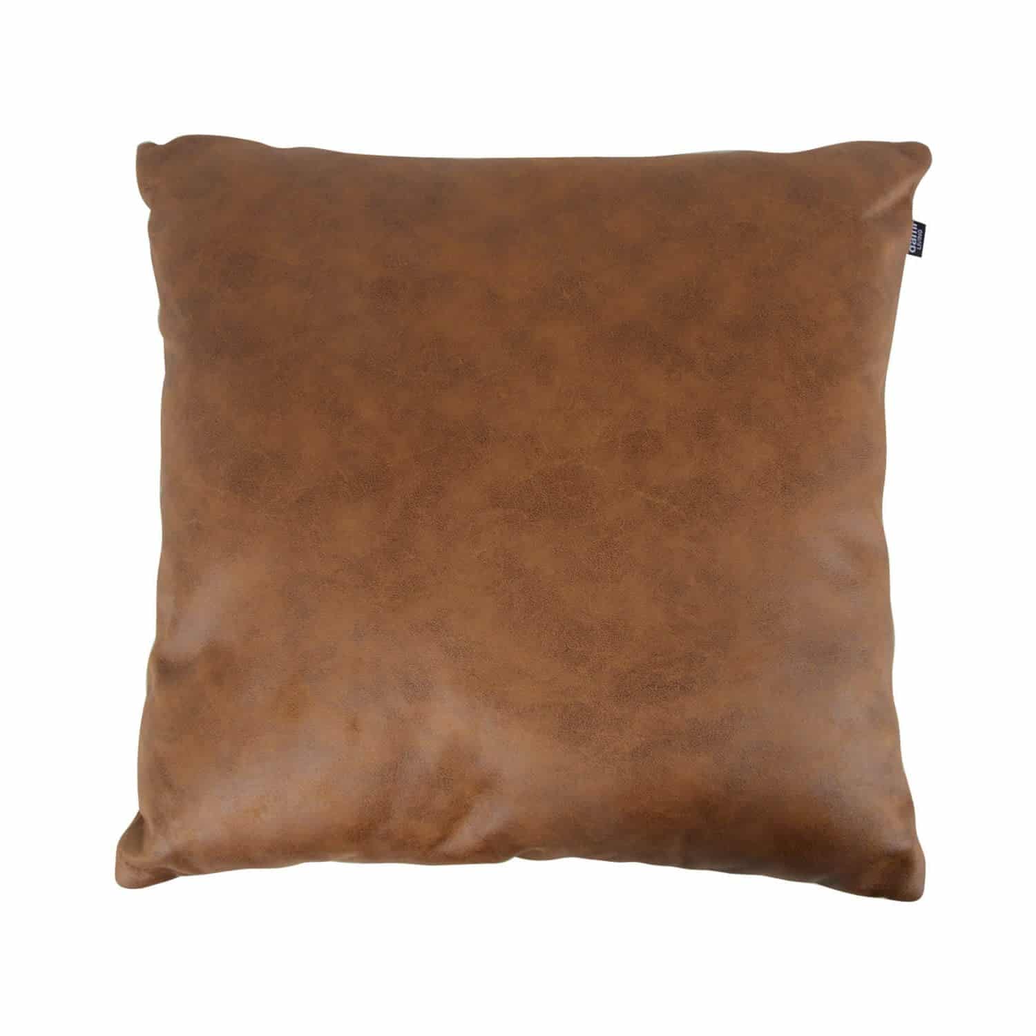 damiware Sierkussen Cushy woonkamer slaapkamer vierkant 45x45cm – Cognac