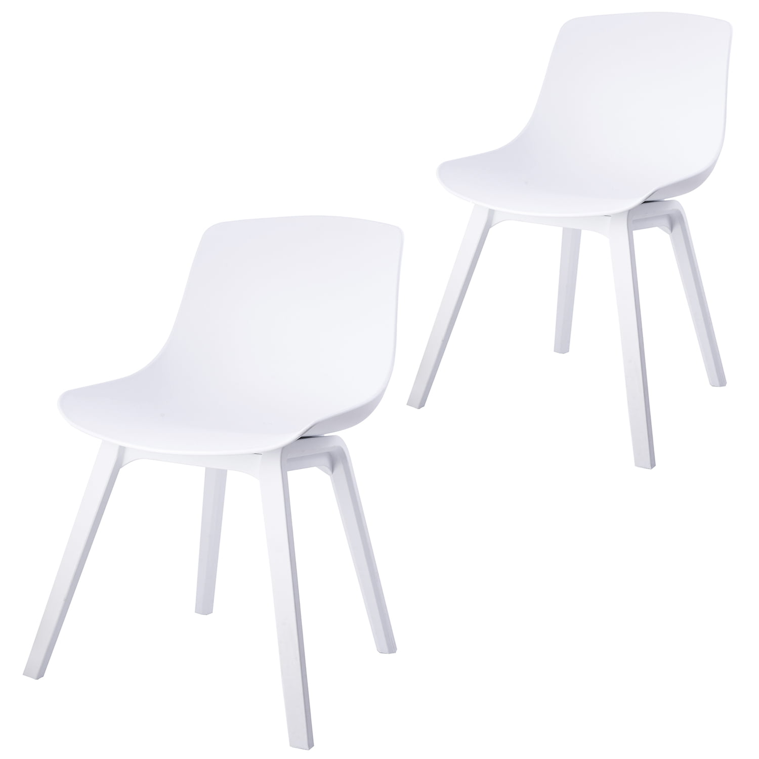 damiware Tuinstoel elegant kunststof set van 2 Juliet – Wit