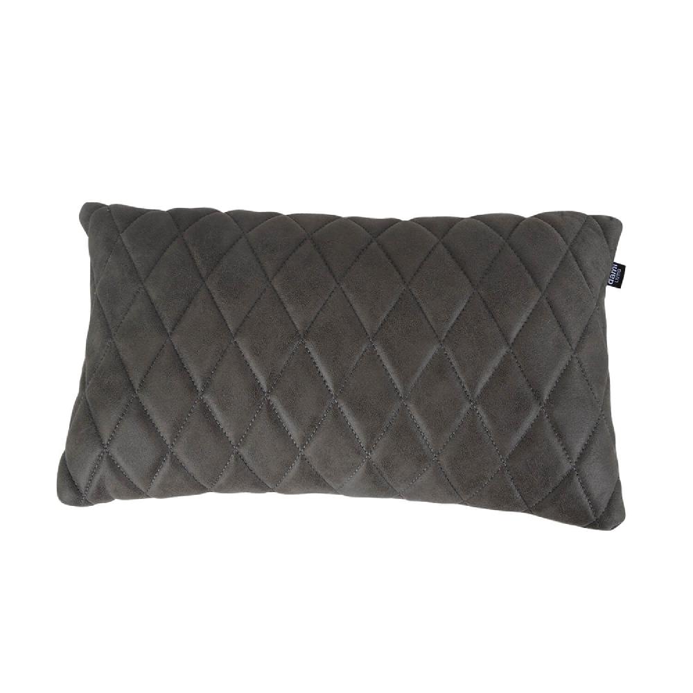 damiware woonkamer sierkussen geruit rechthoek 45x24cm Cushy – Stone