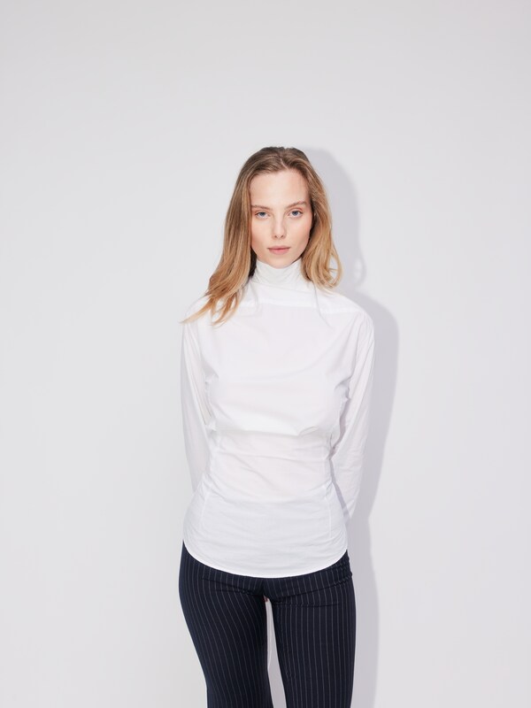 Daniel Hechter Watches ABOUT YOU REBIRTH STUDIOS Blouse 'Upcycling' In Wit