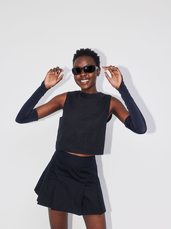 Daniel Hechter Watches ABOUT YOU REBIRTH STUDIOS Top 'Gossy' In Zwart