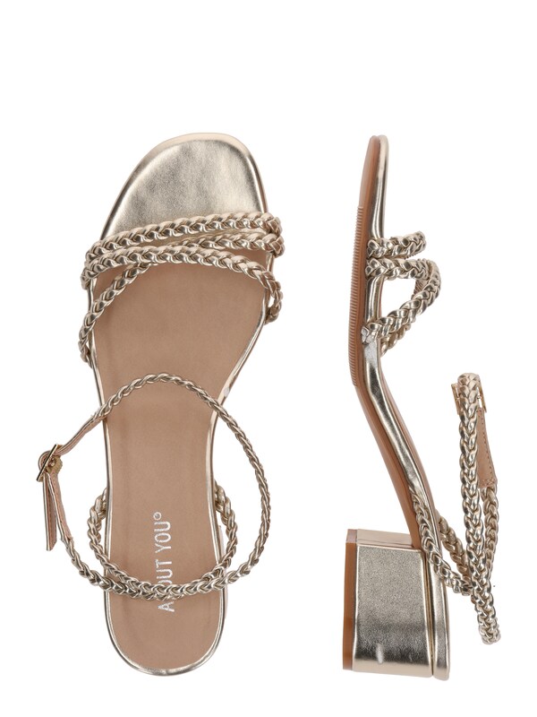 Daniel Hechter Watches ABOUT YOU Sandalen Met Riem 'Madita' In Goud