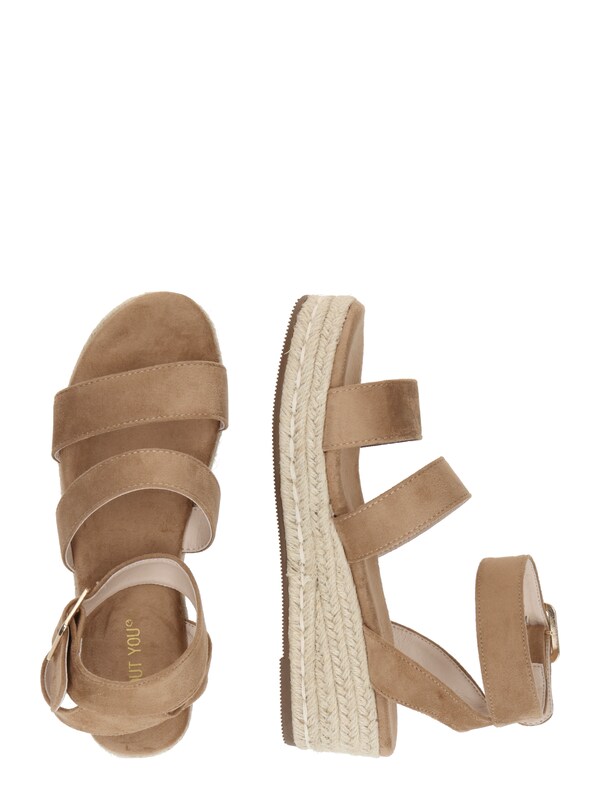 Daniel Hechter Watches ABOUT YOU Sandalen Met Riem 'Mathea' In Cappuccino