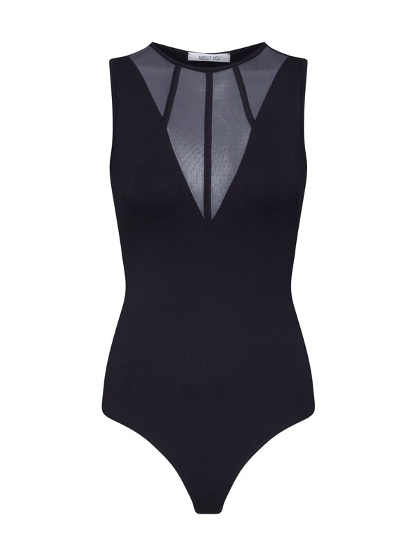 daniel hechter watches ABOUT YOU Shirt body 'Phyllis' in Zwart