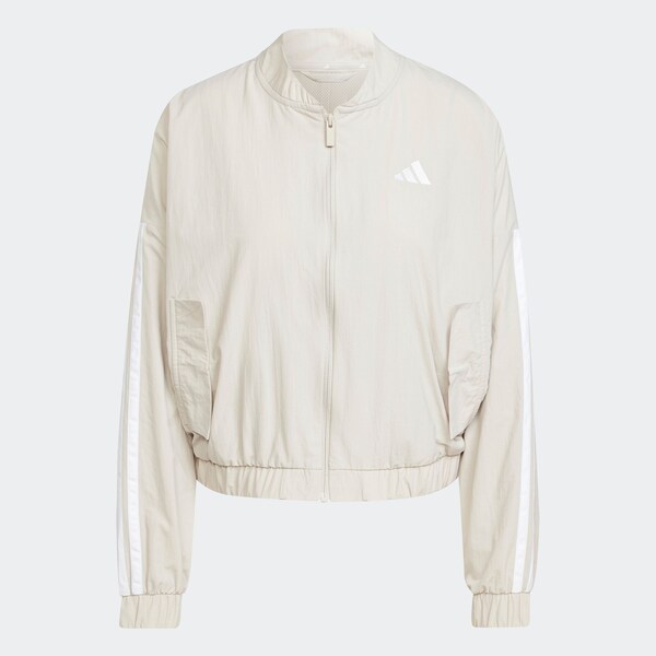 daniel hechter watches ADIDAS SPORTSWEAR Sportjas 'Essentials' in Wit Offwhite