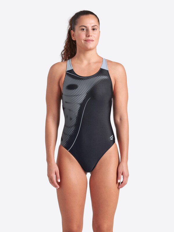 Daniel Hechter Watches ARENA Bustier Sportbadpak 'Glare' In Zwart