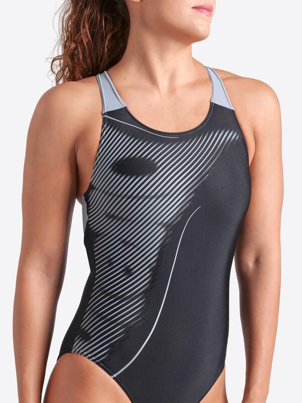 Daniel Hechter Watches ARENA Bustier Sportbadpak 'Glare' In Zwart