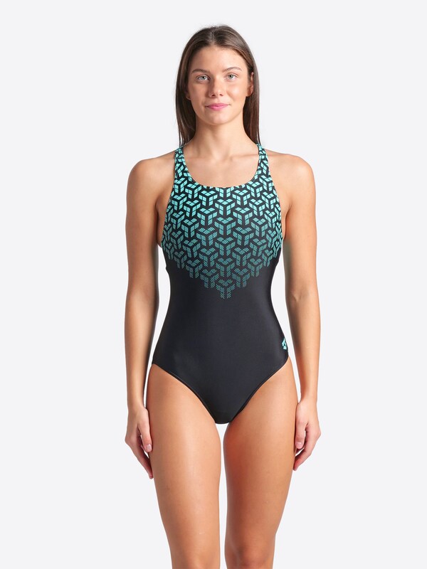 Daniel Hechter Watches ARENA Bustier Sportbadpak 'KIKKO' In Zwart