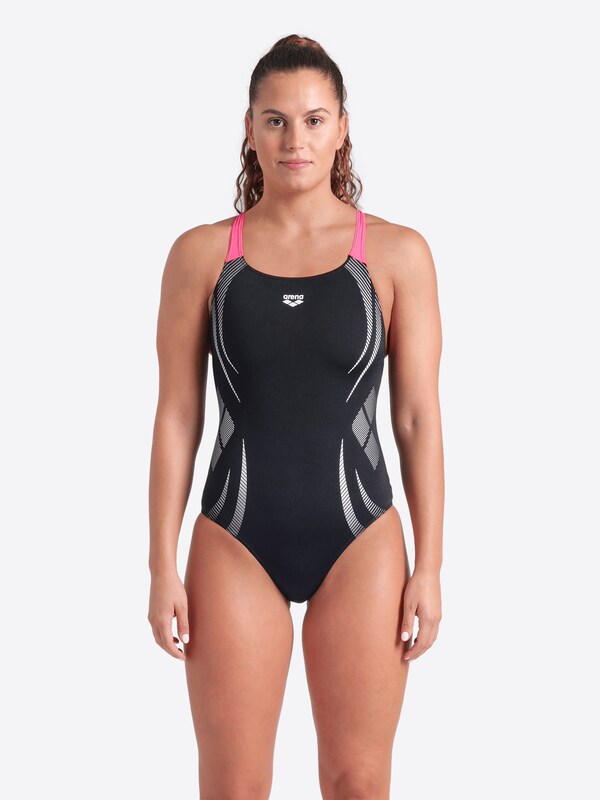 Daniel Hechter Watches ARENA Bustier Sportbadpak 'Poseidonia' In Zwart