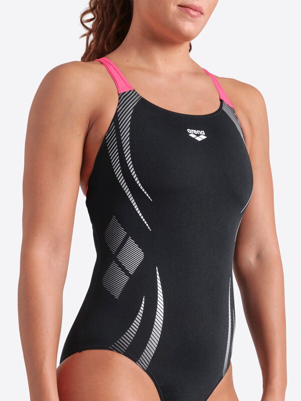 Daniel Hechter Watches ARENA Bustier Sportbadpak 'Poseidonia' In Zwart