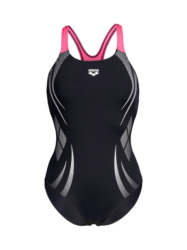 daniel hechter watches ARENA Bustier Sportbadpak 'Poseidonia' in Zwart