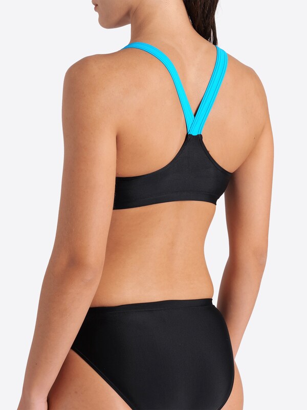 Daniel Hechter Watches ARENA Bustier Sportbikini 'OPENINGS' In Zwart