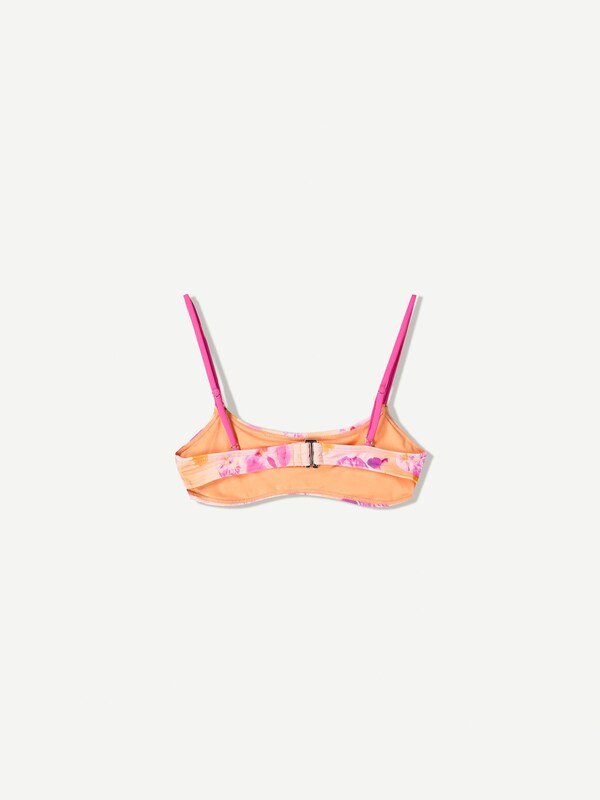 Daniel Hechter Watches Bershka Bustier Bikinitop In Pink Rosa