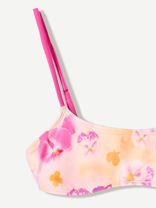 Daniel Hechter Watches Bershka Bustier Bikinitop In Pink Rosa