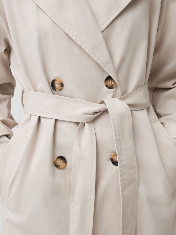 Daniel Hechter Watches Bershka Tussenmantel In Stone Grey