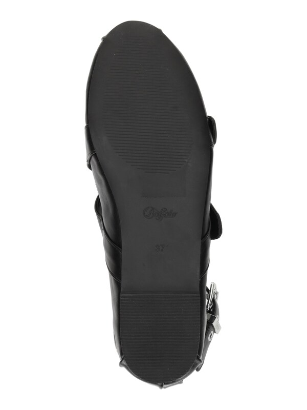 Daniel Hechter Watches BUFFALO Ballerina Met Riempjes 'DAPHNE' In Zwart