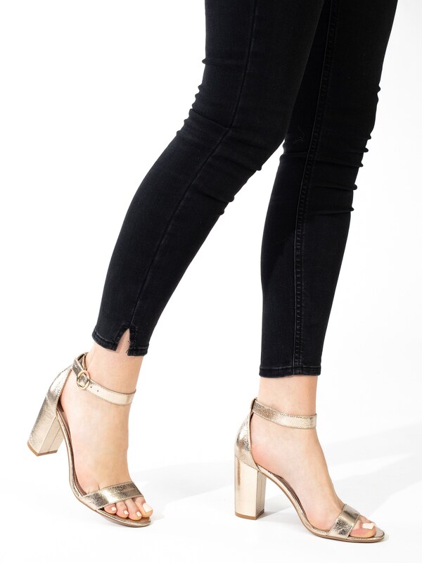 Daniel Hechter Watches Celena Sandalen Met Riem 'Claudia' In Goud