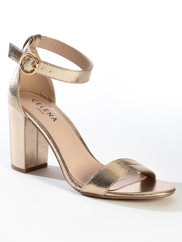 Daniel Hechter Watches Celena Sandalen Met Riem 'Claudia' In Goud