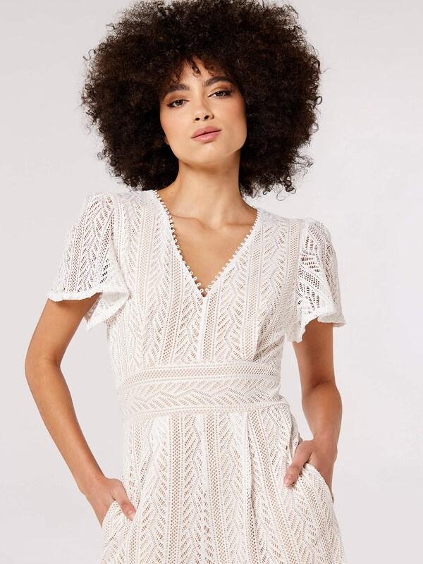 Daniel Hechter Watches Apricot Jumpsuit In Wit