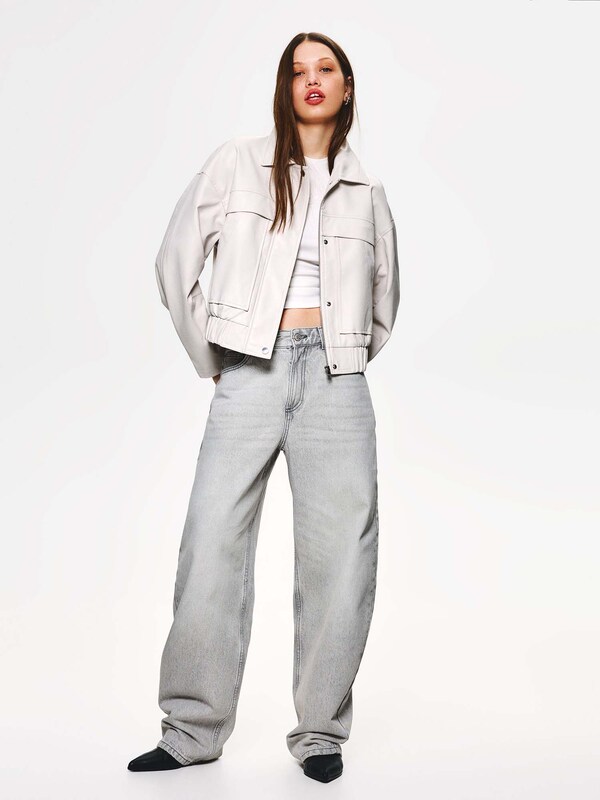 Daniel Hechter Watches Bershka Tussenjas In Ecru