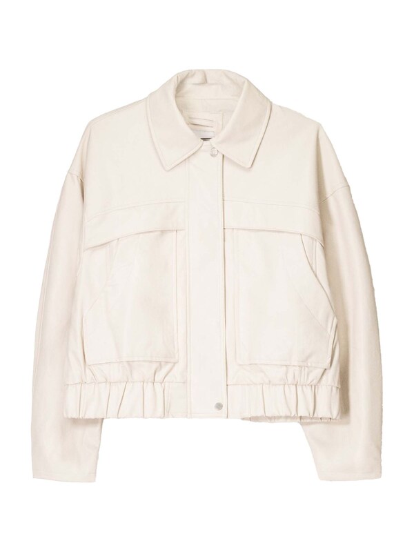 daniel hechter watches Bershka Tussenjas in Ecru