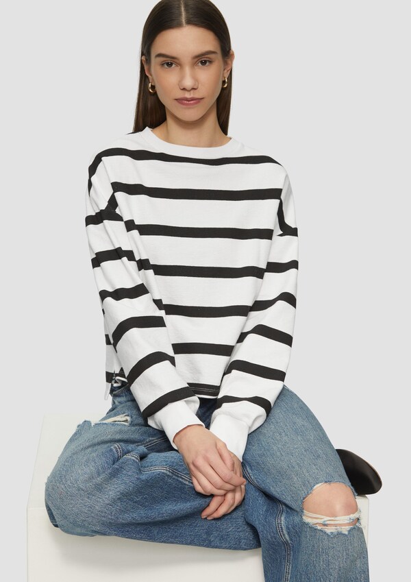 Daniel Hechter Watches QS Sweatshirt In Zwart