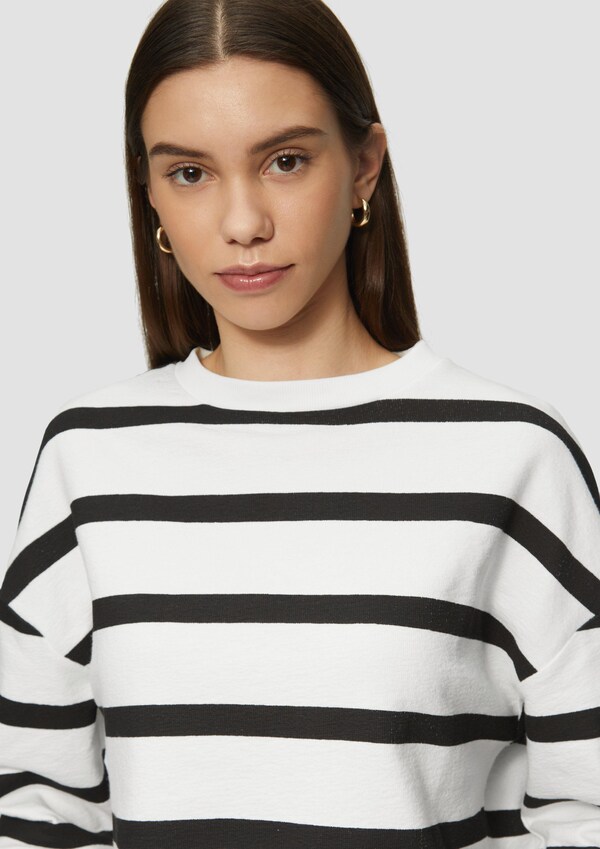 Daniel Hechter Watches QS Sweatshirt In Zwart