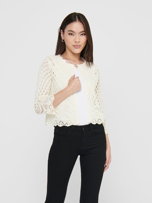 Daniel Hechter Watches JDY Gebreid Vest 'Sun' In Crème