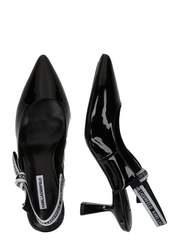 Daniel Hechter Watches Karl Lagerfeld Slingpumps In Zwart