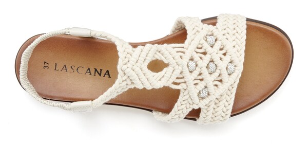 Daniel Hechter Watches LASCANA Sandalen Met Riem In Wolwit