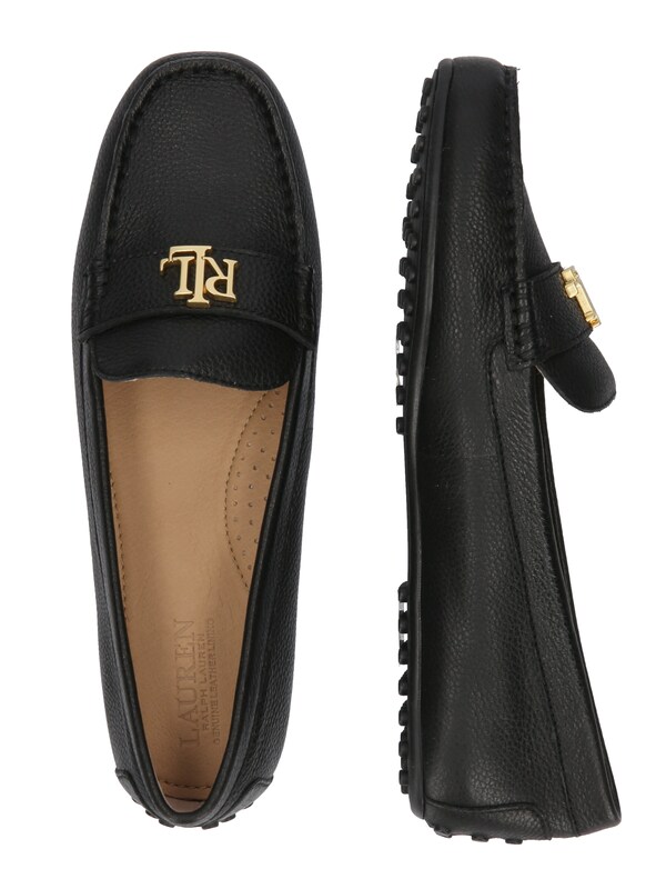 Daniel Hechter Watches Lauren Ralph Lauren Mocassins 'BARNSBURY-FL-CS' In Zwart