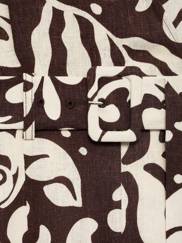 Daniel Hechter Watches MANGO Jumpsuit 'MERCI' In Bruin