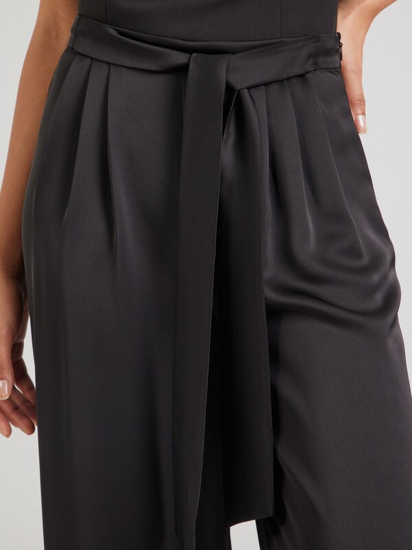 Daniel Hechter Watches Millane Wide Leg Bandplooibroek In Zwart