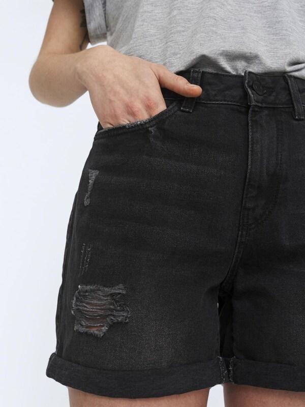 Daniel Hechter Watches Noisy May Regular Jeans 'Smiley' In Black Denim