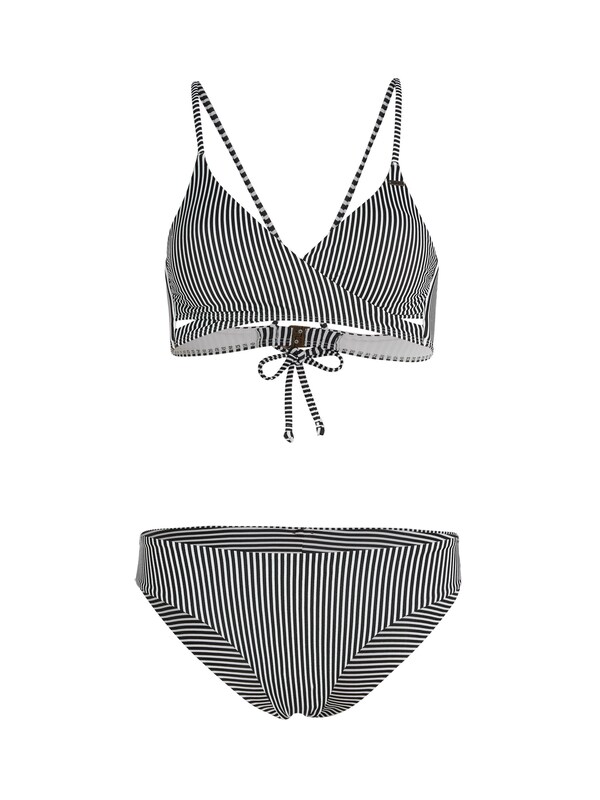daniel hechter watches O'NEILL Bustier Bikini 'Essentials Baay Maoi' in Zwart Wit