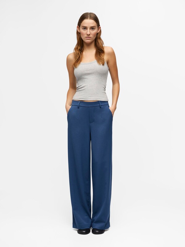 Daniel Hechter Watches OBJECT Wide Leg Broek 'Lisa' In Smoky Blue