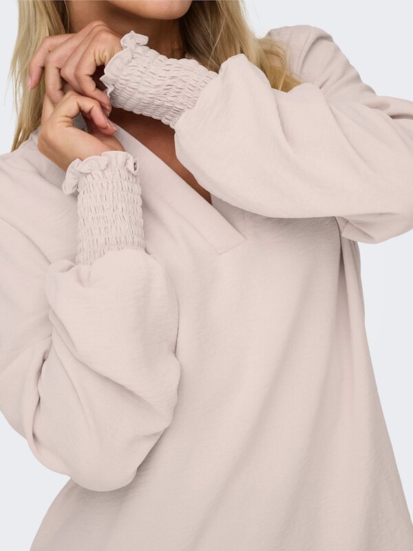 Daniel Hechter Watches ONLY Blouse 'ONLMette' In Beige