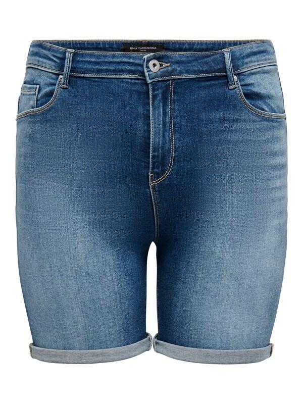 daniel hechter watches ONLY Carmakoma Slimfit Jeans 'Laola' in Blauw Denim