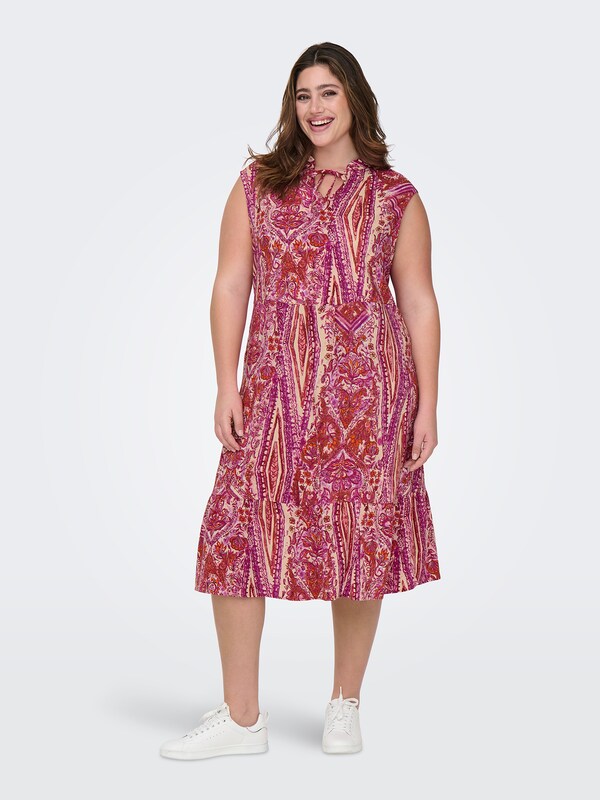 Daniel Hechter Watches ONLY Carmakoma Zomerjurk 'NOVA' In Roze