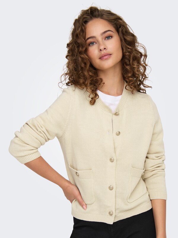 Daniel Hechter Watches ONLY Gebreid Vest In Lichtbeige