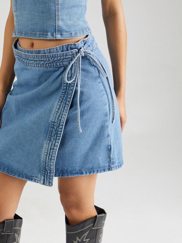 Daniel Hechter Watches ONLY Rok 'VILLA' In Blauw Denim