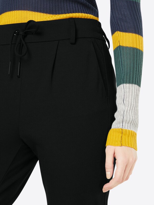 Daniel Hechter Watches ONLY Slimfit Bandplooibroek 'Poptrash' In Zwart