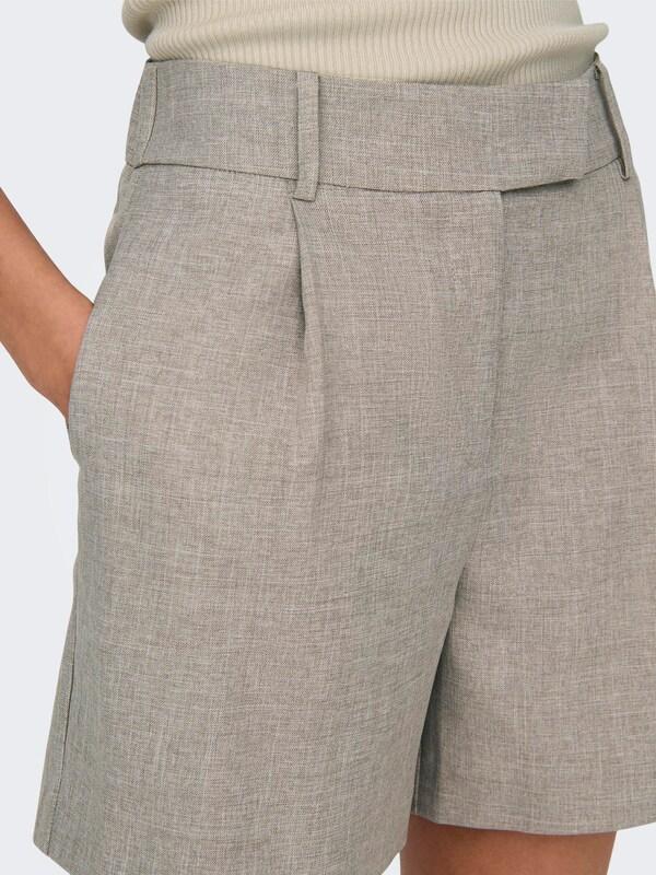 Daniel Hechter Watches ONLY Wide Leg Bandplooibroek 'ONLLinda' In Taupe