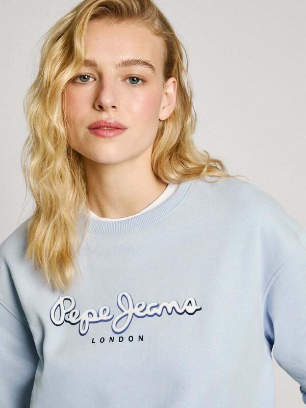 Daniel Hechter Watches Pepe Jeans Sweatshirt 'Maddy' In Lichtblauw