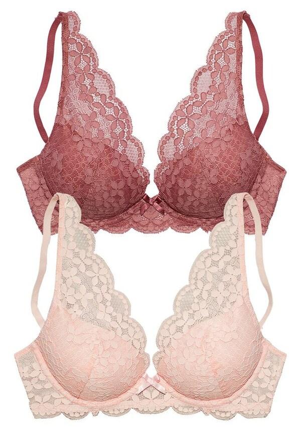 daniel hechter watches PETITE FLEUR Push-up BH in Lila Pink