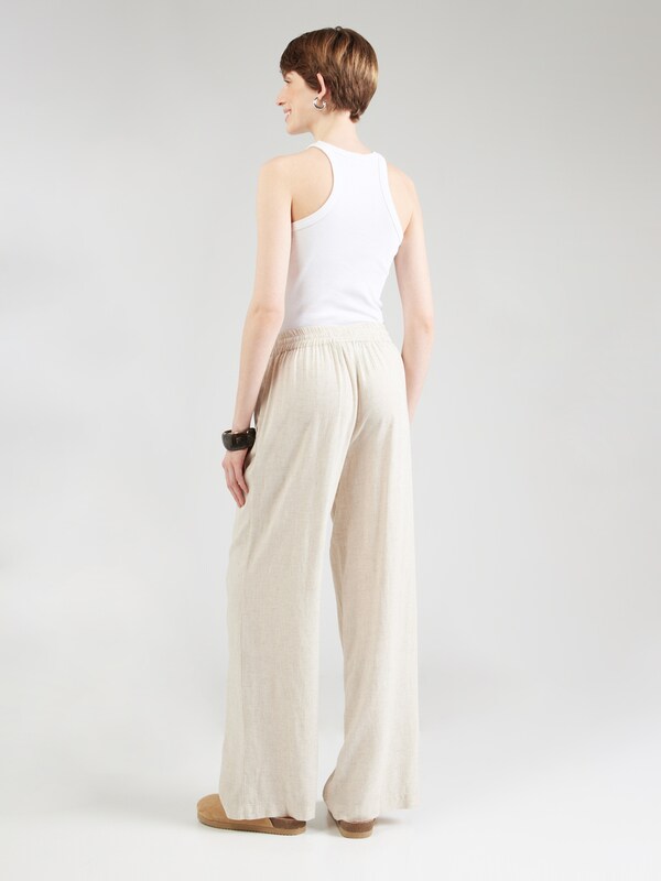 Daniel Hechter Watches PIECES Wide Leg Broek 'PCPia'' In Ecru