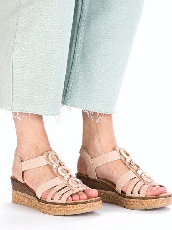 Daniel Hechter Watches Rieker Sandaal In Poederroze