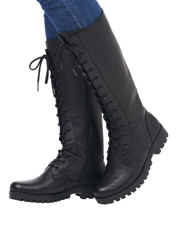 Daniel Hechter Watches Rieker Veterlaarzen In Zwart