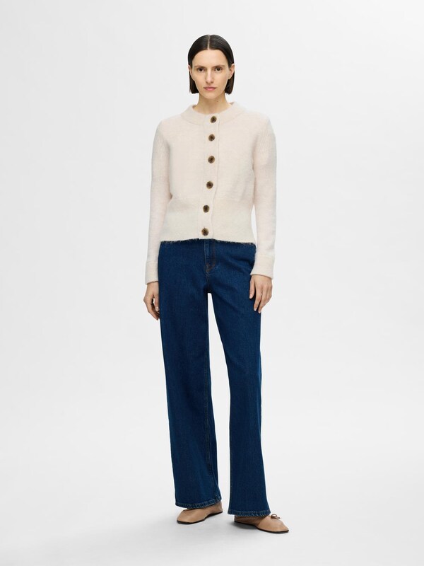 Daniel Hechter Watches SELECTED FEMME Gebreid Vest 'Sia' In Lichtbeige